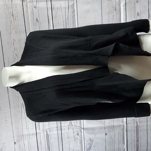 Ladies Black Waterfall size small sweater